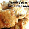 French Onion Meatballs