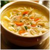 Lazy Slow Cooker Creamy Chicken Noodle Soup