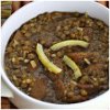 Lentil And Brown Rice Soup With Preserved Lemon And Garlic Chicken Sausage