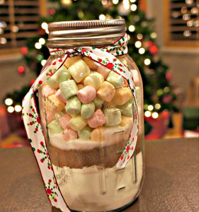 Slow Cooker Hot Chocolate in a Jar