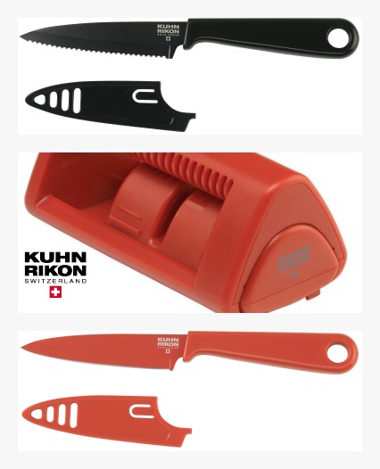 Kuhn Rikon Knives and Sharpener Review