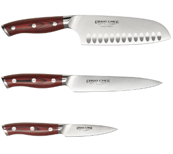 Ergo Chef Crimson Series 3-Piece Knife Set Review