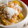 Slow Cooker Peach Cobbler
